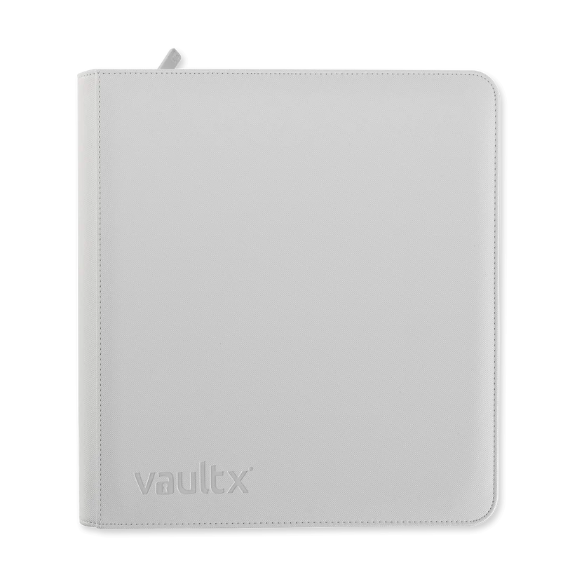 Vault X Exo-Tec 12-Pocket Zip Binder in white