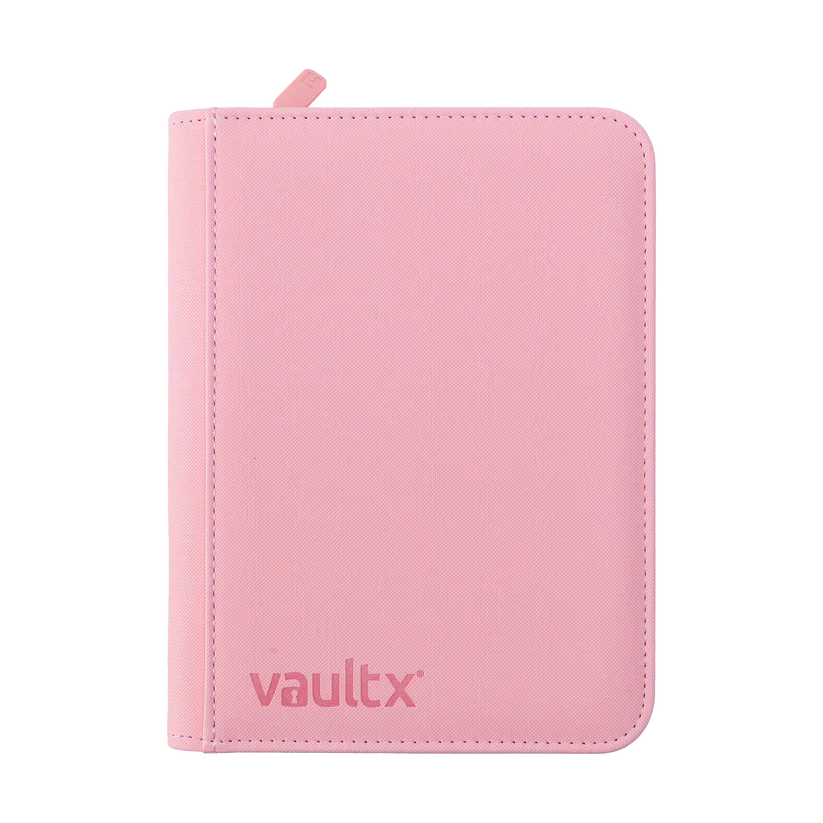 Vault X Exo-Tec 4-Pocket Zip Binder in pink