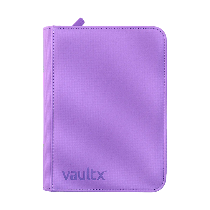 Vault X Exo-Tec 4-Pocket Zip Binder in purple