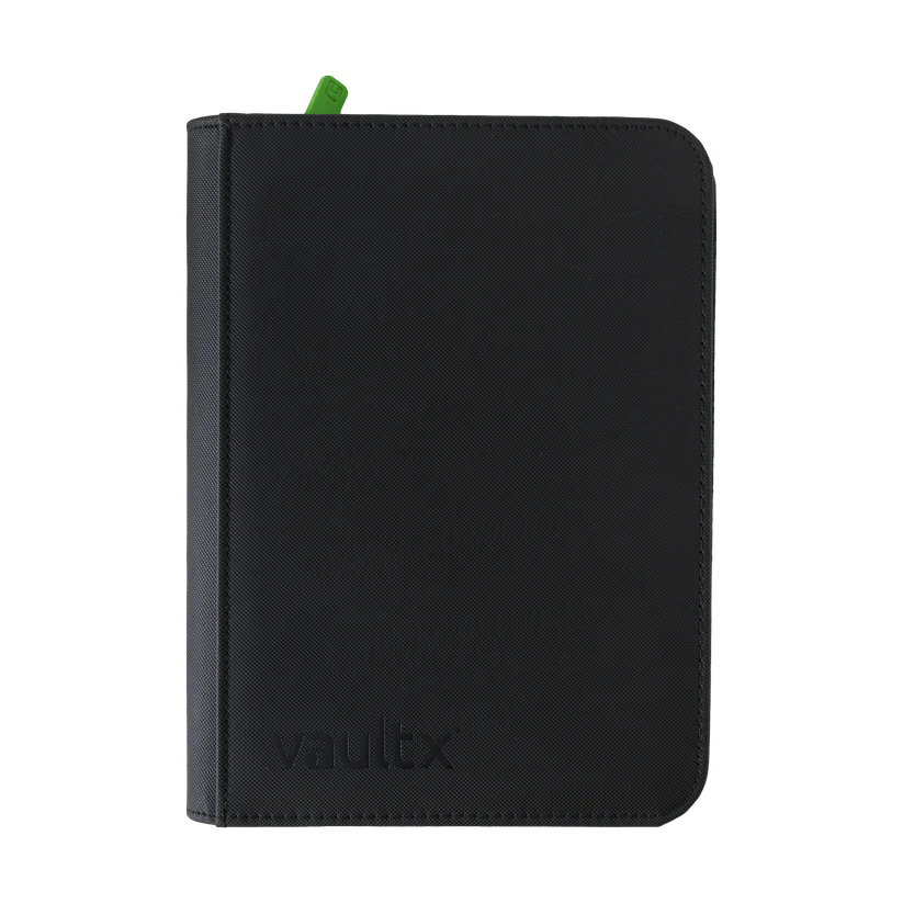 Vault X Exo-Tec 4-Pocket Zip Binder in signature black