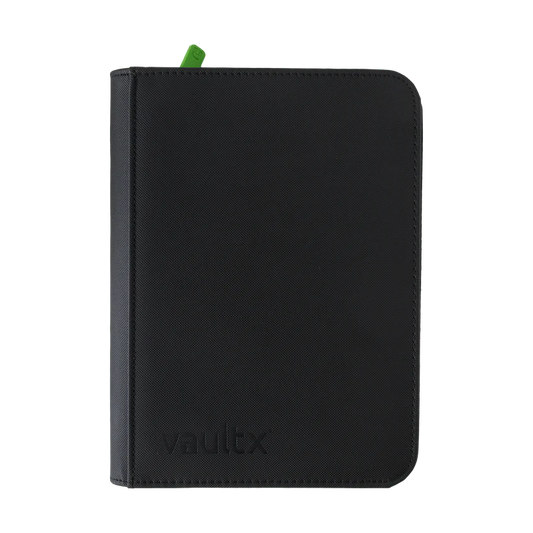 Vault X Exo-Tec 4-Pocket Zip Binder in signature black