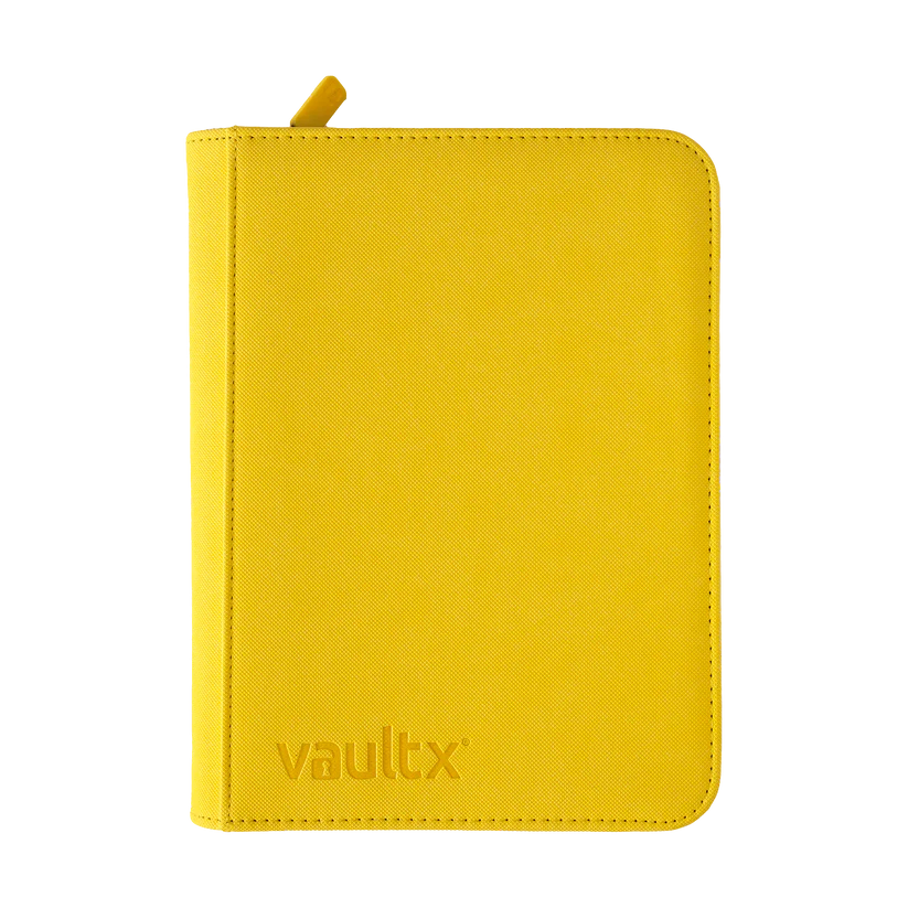 Vault X Exo-Tec 4-Pocket Zip Binder in yellow