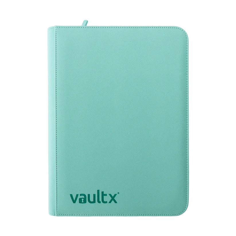 Vault X Exo-Tec 9-Pocket Zip Binder in mint green