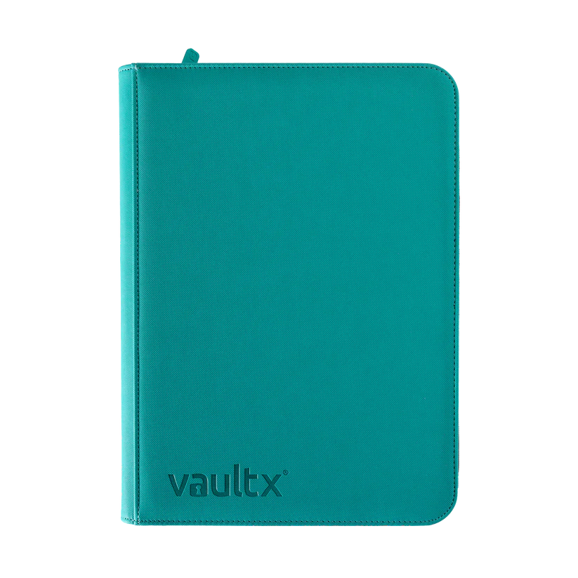 Vault X Exo-Tec 9-Pocket Zip Binder in ocean blue