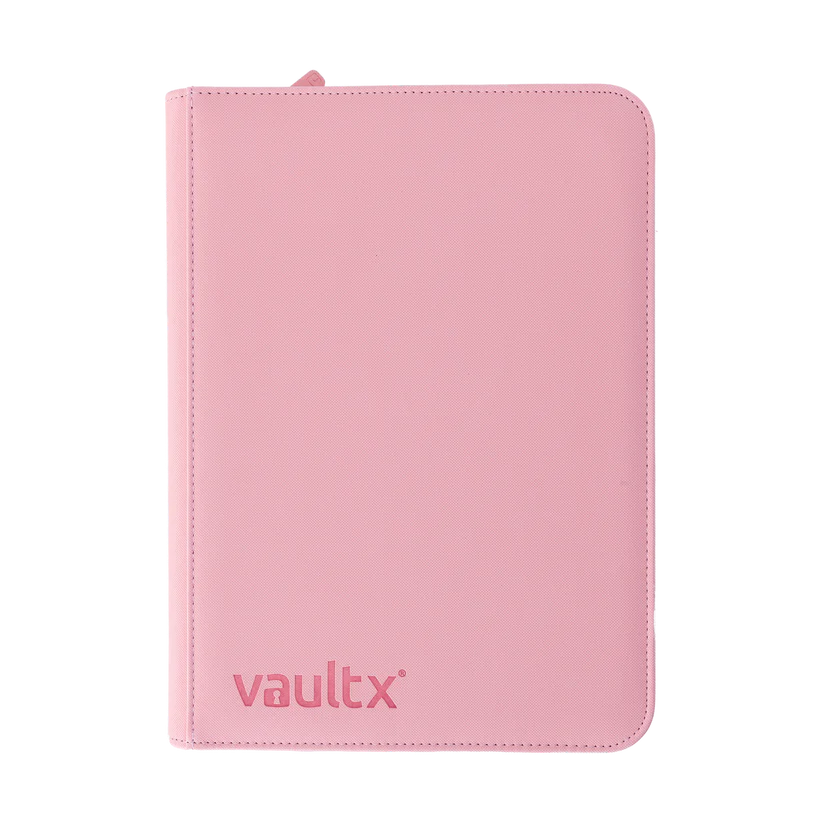 Vault X Exo-Tec 9-Pocket Zip Binder in pink