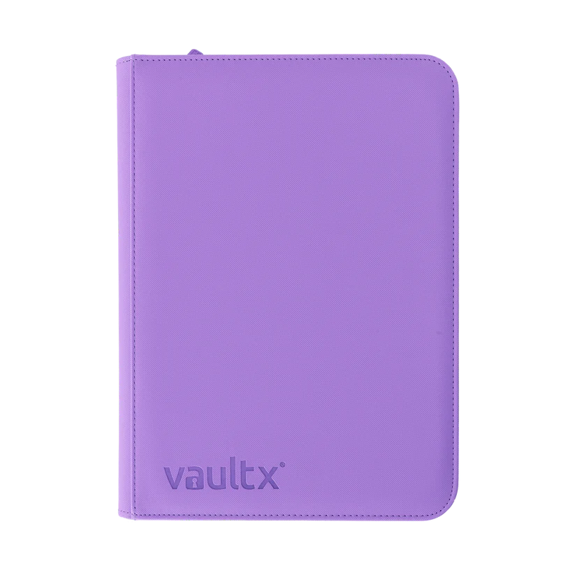 Vault X Exo-Tec 9-Pocket Zip Binder in purple