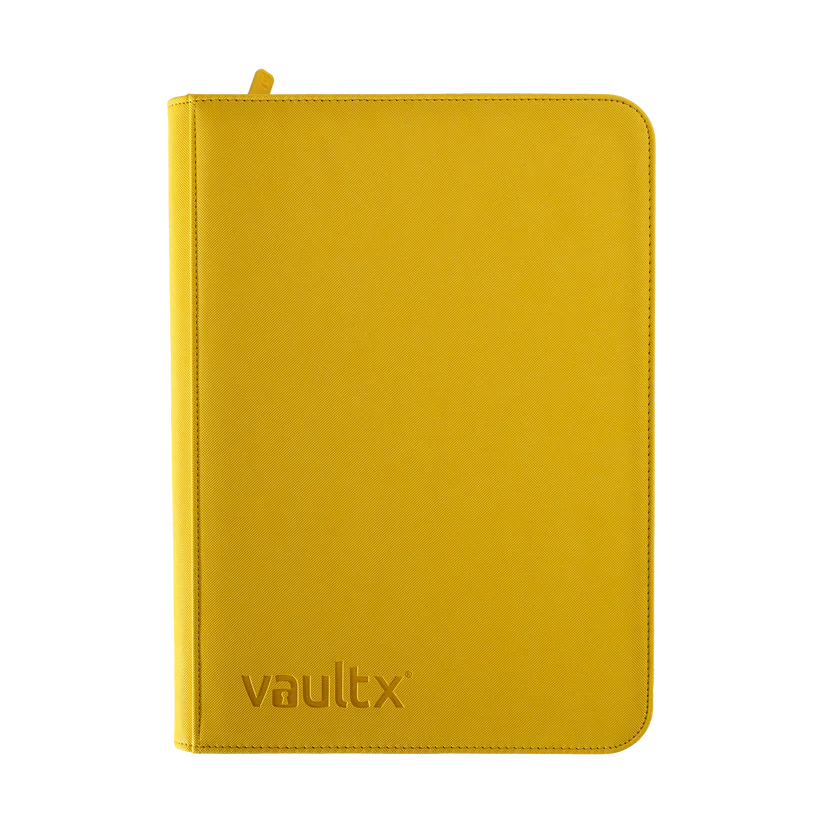 Vault X Exo-Tec 9-Pocket Zip Binder in sunrise yellow