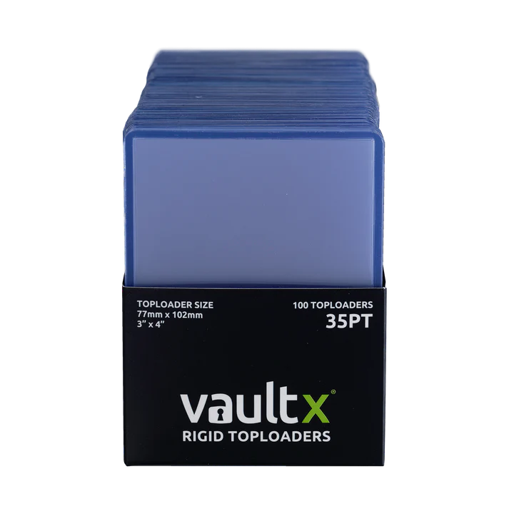 Vault X Standard Seamless Rigid Toploaders 35pt 100 count