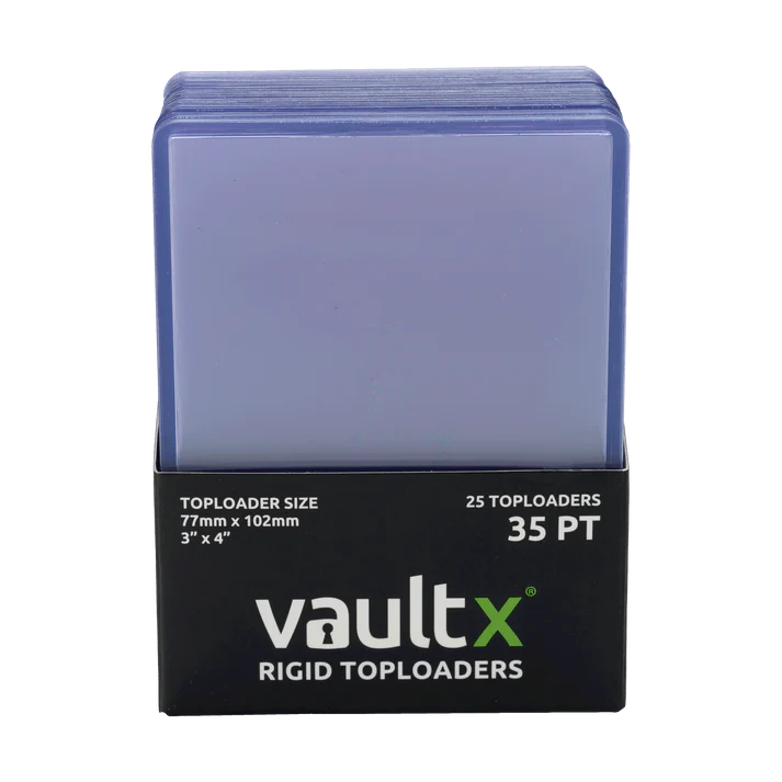 Vault X Standard Seamless Rigid Toploaders 35pt 25 count