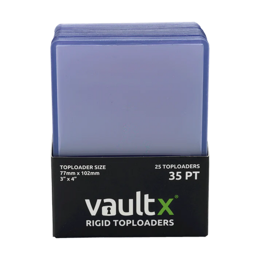 Vault X Standard Seamless Rigid Toploaders 35pt 25 count